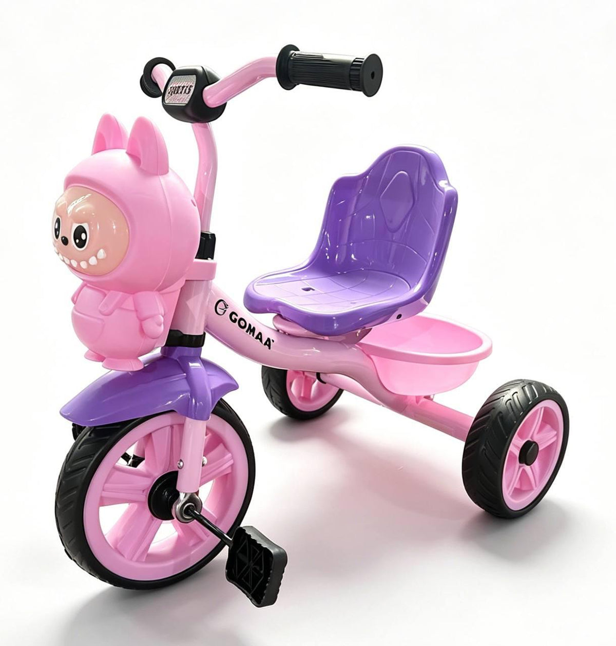 🚲 Children’s Tricycle (Three-Wheeled Bike) – Available in various colors, including pink – by GOMAA