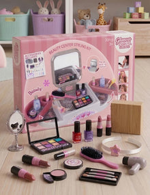 "Glamour Girls" Complete Beauty and Style Salon Set for Kids - 24 Pieces🌸💄