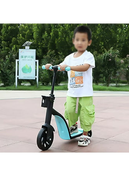 3-in-1 Kids Scooter, Convertible Design Adjustable Height - blue