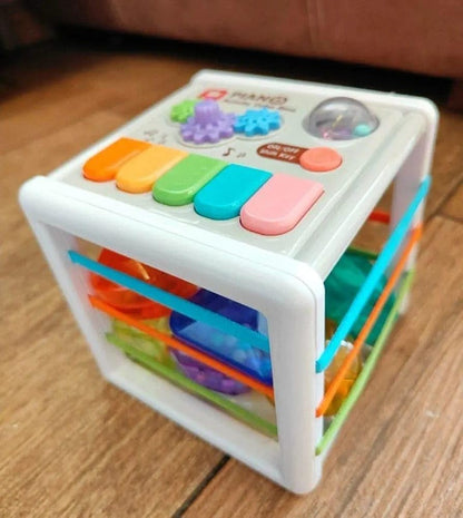 A 9-in-1 multifunctional educational toy for children – fostering skill development and intelligence, brought to you by Happy Kiddo! 🎹🧸✨