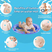 Happy Kiddo Round Water Play Mat for Infants – Designed for Your Baby's Comfort and Safety – Multicolored