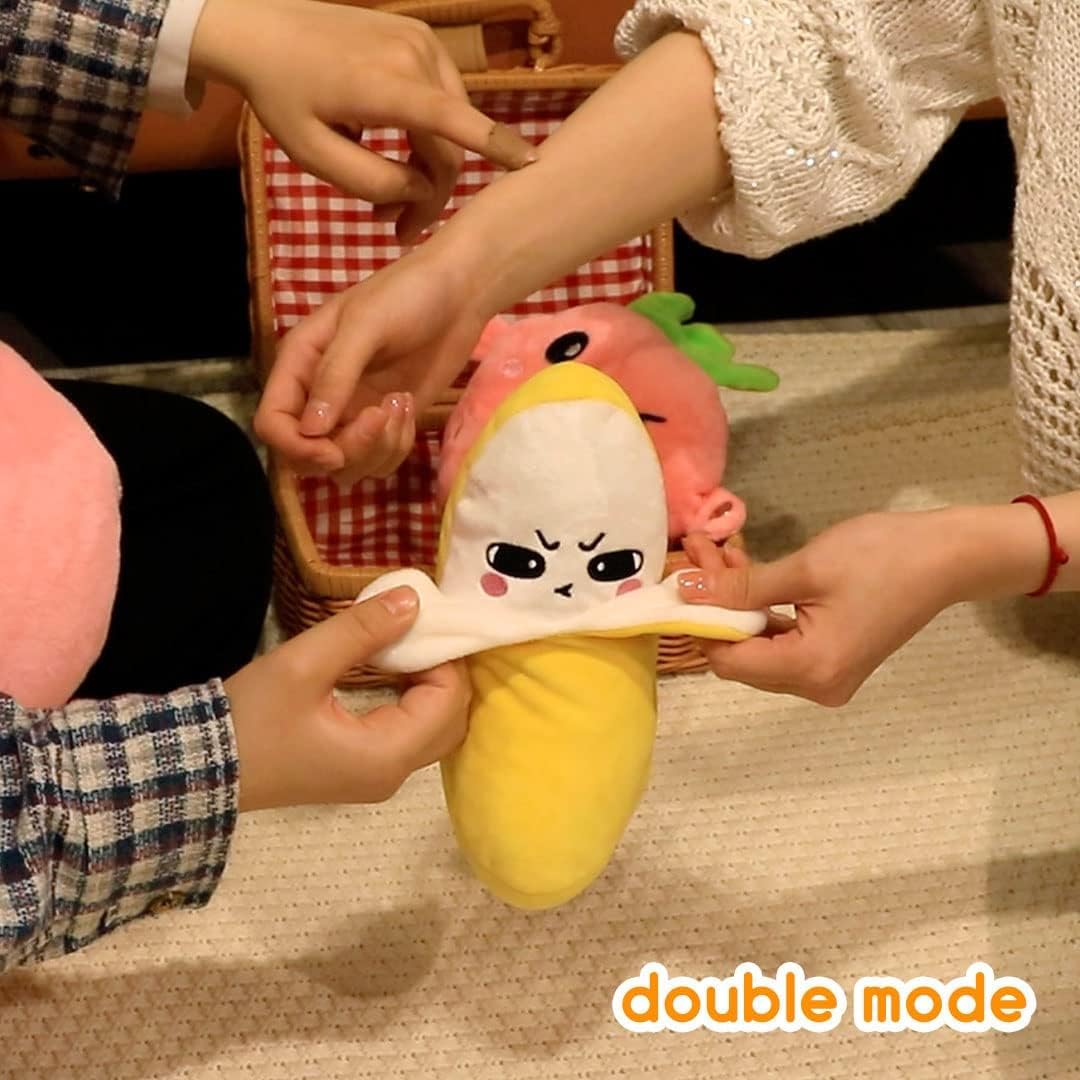 Happy Kiddo Interactive Electronic Plush Toy for Kids – Responds to Rhythm and Sings; Fun Talking Banana Plush Toy with Music and Touch Sensor; Soft Musical Gift for Boys and Girls.