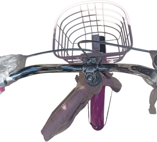 Kids Girls Bike | Princess Design | Basket | Pink
