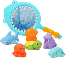 Happy Kiddo 7-Piece Baby Bath Toy Set – Color-Changing Bathtub Toys for Toddlers, Featuring Water-Spraying and Sound Effects, Plus Soft Sea-Life Accessories.