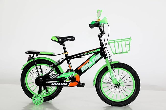 Rooadix 16" Kids Bike | Training Wheels | Basket