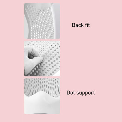 Happy Kiddo Baby Bath Support Seat – Waterproof & Non-Slip – Suitable for Newborns (0–6 Months) – Bath Mesh/Reclining Support Mat (Pink)