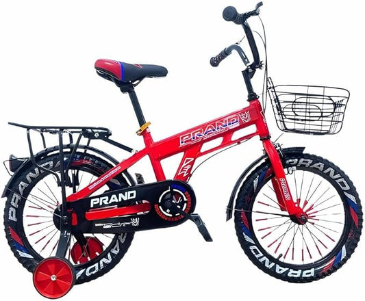 Brand 12" Kids Bike | Training Wheels | Basket | Red