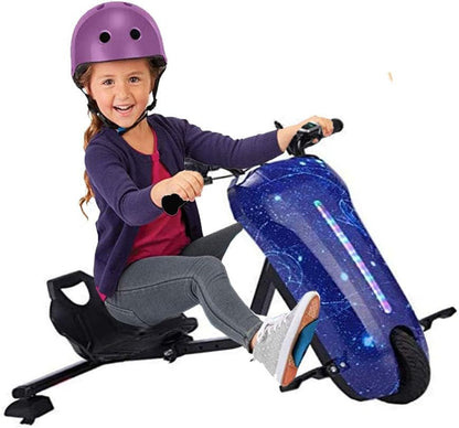 COOLBABY Drift Scooter Scooter Children Drift Car 3 Speed, Bluetooth, 3 Wheel Toy, 36V, With Key