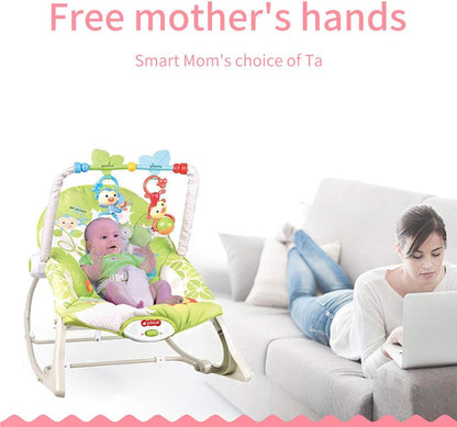 Multifunctional Baby Rocker | Foldable | Music & Toys