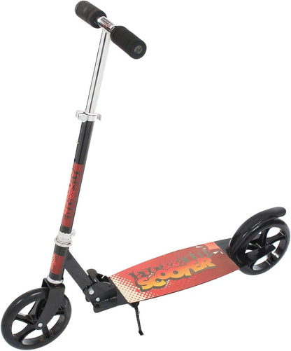 Cool Baby Metal Scooter – Large, Versatile, Foldable Scooter – Adjustable, Featuring a Non-Slip Deck and Wear-Resistant Wheels – Suitable for Children and Adults (Ages 3 and Up) | Supports Weight Up to 120 kg (Color: black)