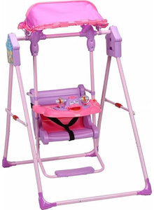 Baby Swing with Metal Stand | Indoor & Outdoor | 6M+ | Pink