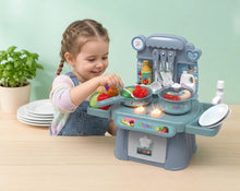 Modern Interactive Kids’ Kitchen (Taste Kitchen) – features lights, sounds, and a real water-pumping function for endless fun! 🍳🔊💧✨