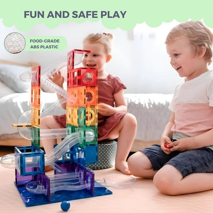 Educational Magnetic Building Blocks (97 pieces) – Boundless creativity; play and learn all at once! 🏰✨