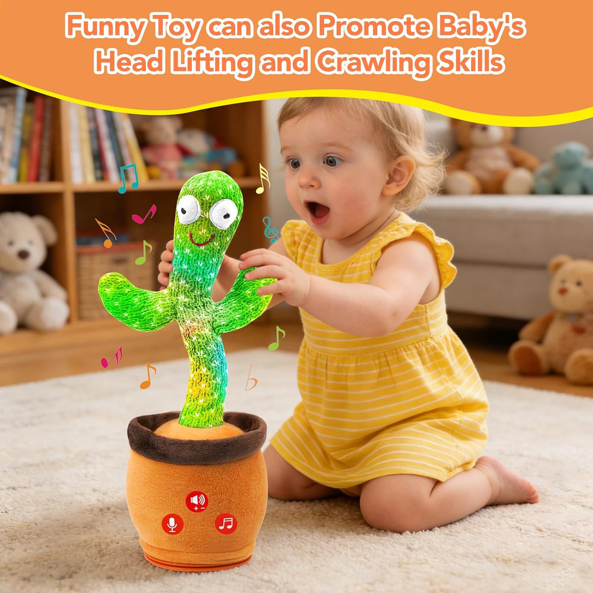 🌵 Happy Kiddo Interactive Dancing and Talking Doll Toy 🌵
