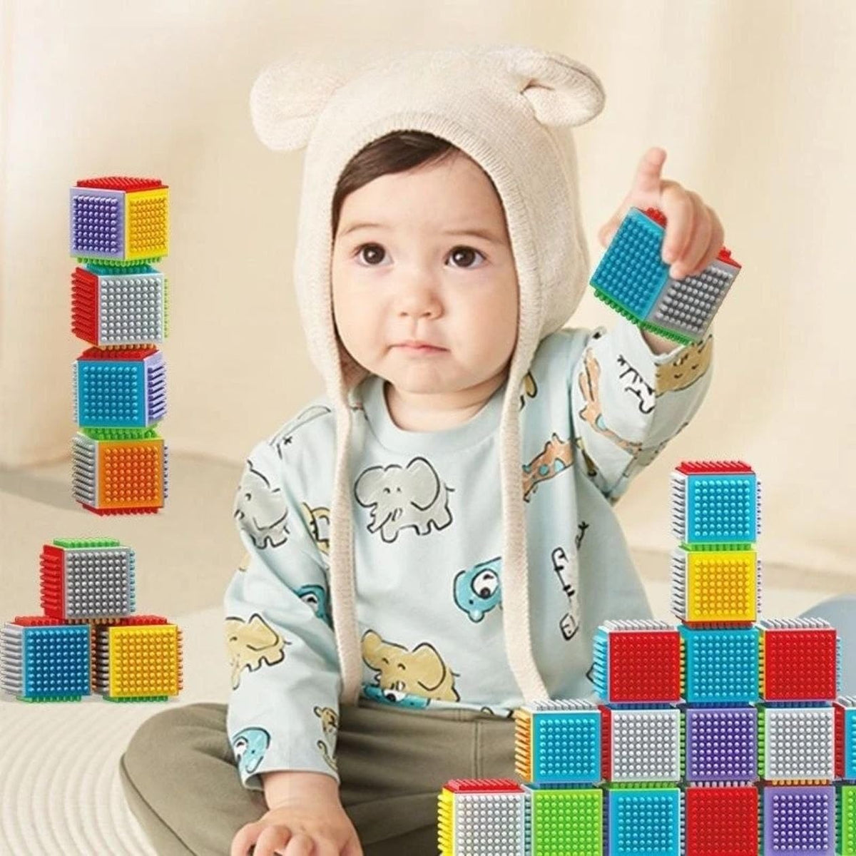 BEINZI "Blocks Play & Learn" Smart Building Blocks – Play, Create, and Learn! 🧩✨