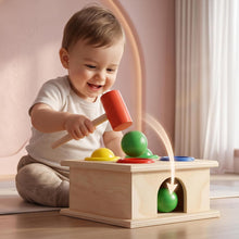 Colorful Wooden Hammering Toy – Endless fun and the development of your child’s early skills! 🔨🟢🟡🔴