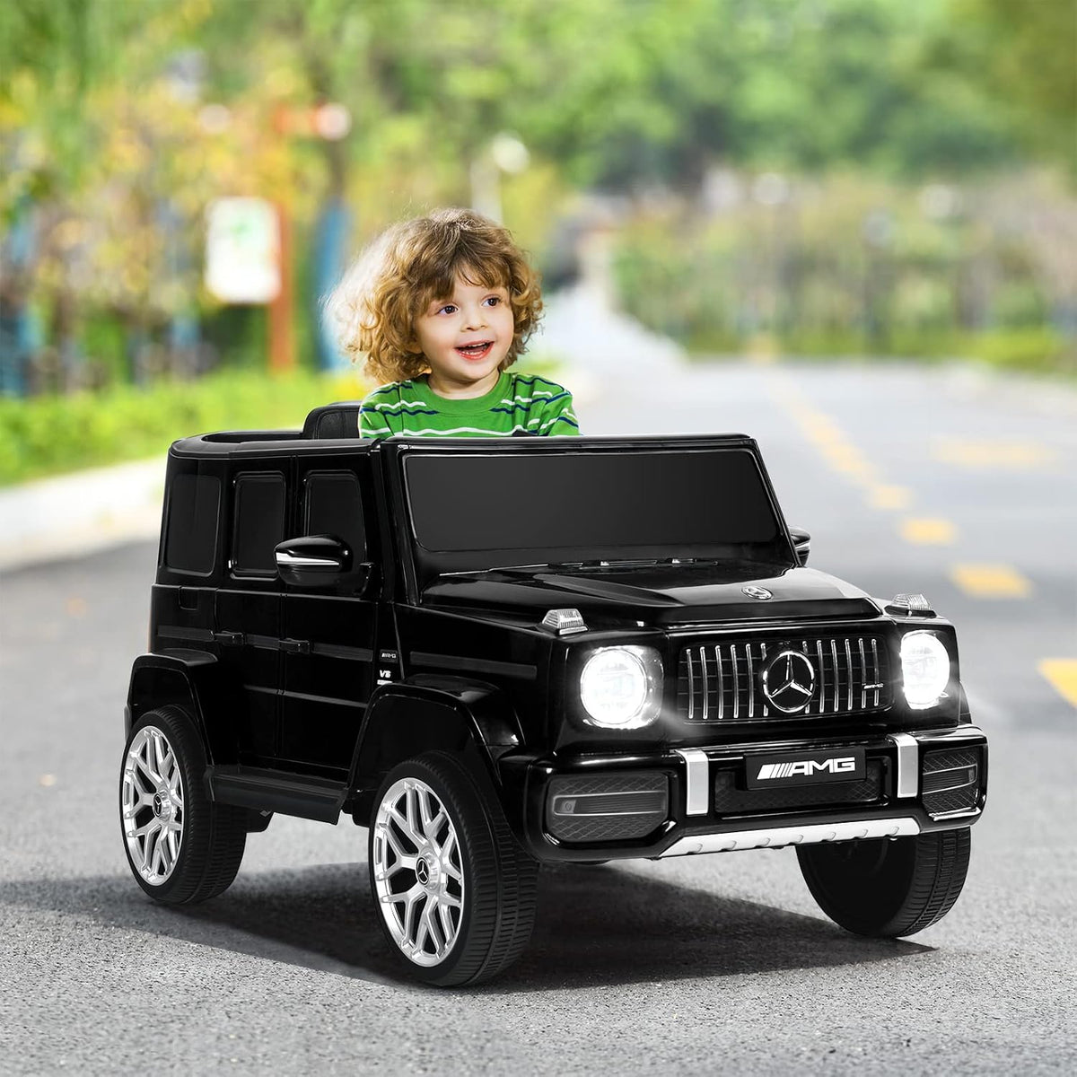 Mercedes-AMG G-Class Electric Car for Kids – Luxury and Prestige for Little Drivers BLACK ! 🚙💨✨