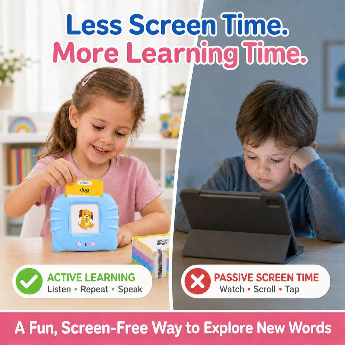 Educational Talking Flashcards for Kids (Ages 1–6) – British English: Audio-based educational games and preschool learning resource from Happy Kiddo.
