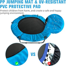 Royal Colorful Kids’ Trampoline (Blue and Yellow Design) – Turn your backyard into a playground of fun and bouncing! 🥳✨💙