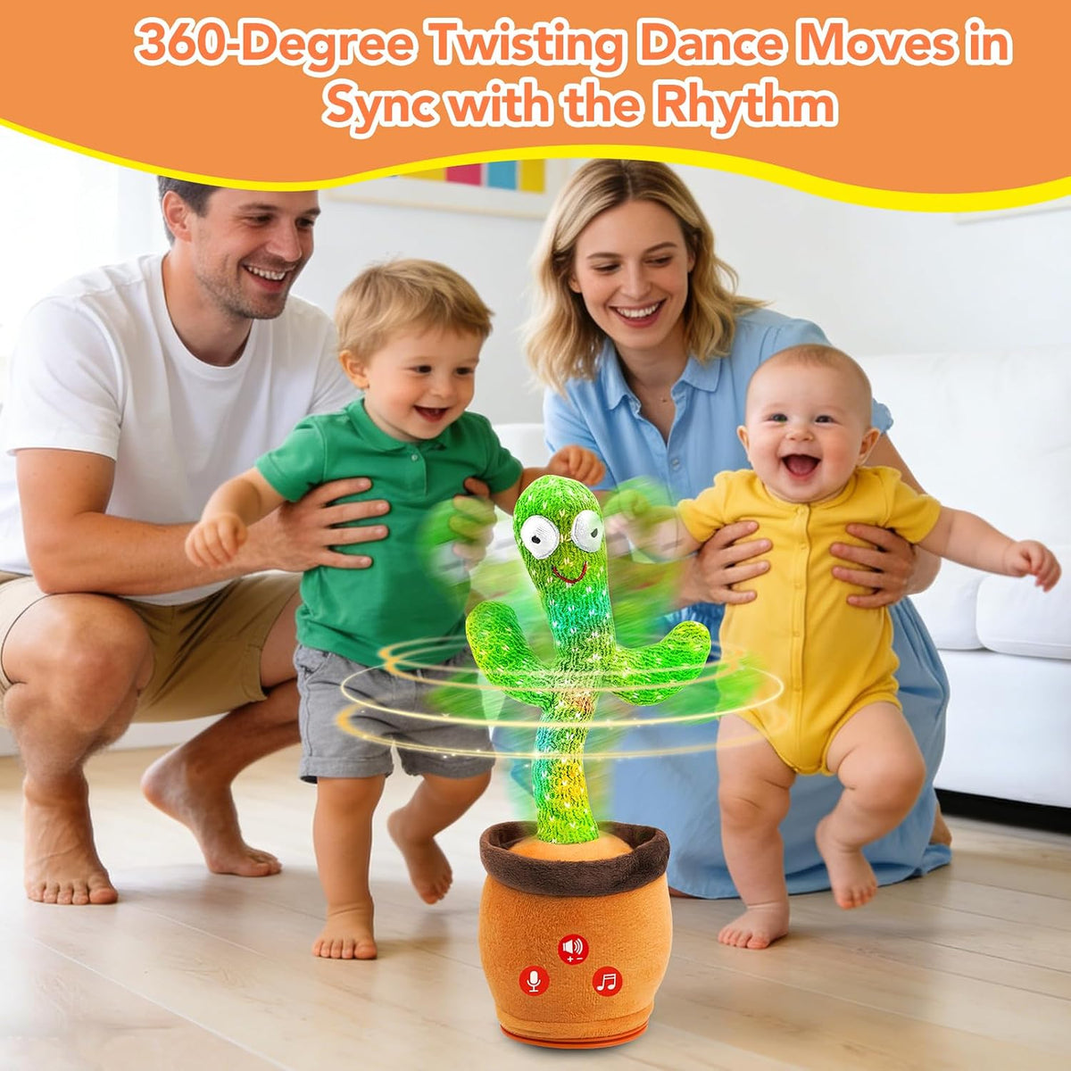 🌵 Happy Kiddo Interactive Dancing and Talking Doll Toy 🌵