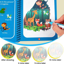 Set of 10 Reusable Watercolor Coloring Books for Toddlers – Educational Art Kits, Travel Toys, Classroom Supplies, Party Favors, and Goodie Bag Fillers