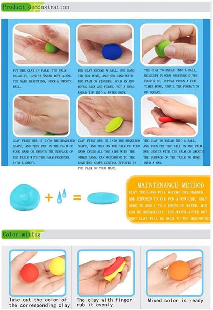 Happy Kiddo’s Comprehensive Creative Clay Set – A world of art and fun in your child's hands!