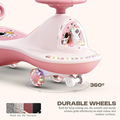 Plasma Kids  PU| Music & Backrest | 3–8 Years | Pink
