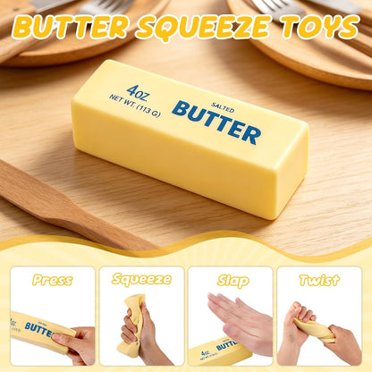"Squishy Butter" Stress-Relief Toy – Fun Relaxation and Stress Relief for Kids and Adults by Happy Kiddo