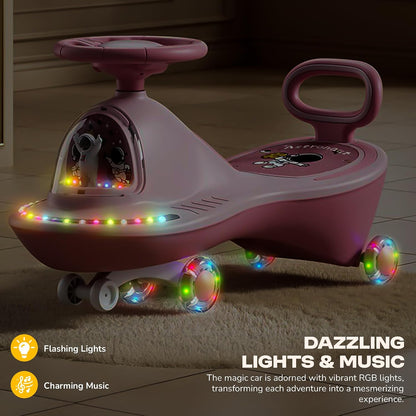 Plasma Kids  PU| Music & Backrest | 3–8 Years | Pink