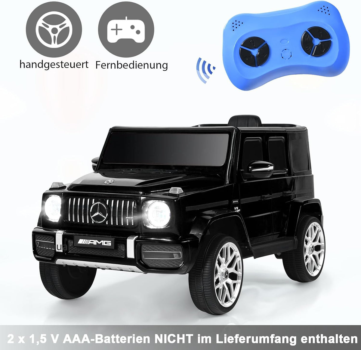 Mercedes-AMG G-Class Electric Car for Kids – Luxury and Prestige for Little Drivers BLACK ! 🚙💨✨