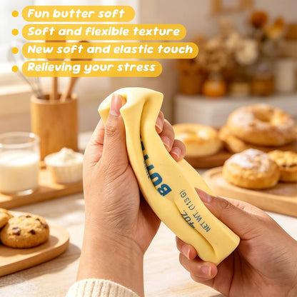 "Squishy Butter" Stress-Relief Toy – Fun Relaxation and Stress Relief for Kids and Adults by Happy Kiddo