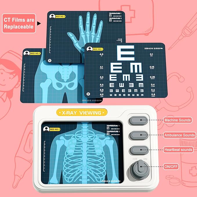 Toys Doctor Kits for Kids Set This role play set contains 16 different accessories that will keep your child entertained for hours