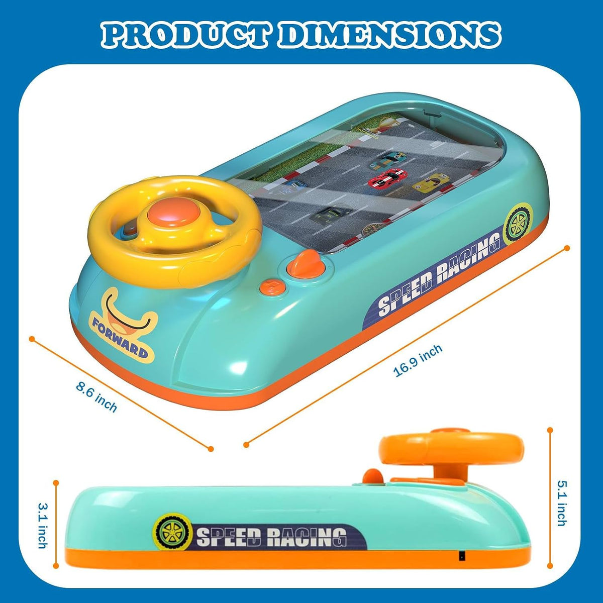 🏎️ Interactive Car Racing Adventure Game by Happy Kiddo