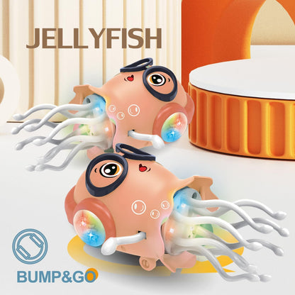 Interactive Musical Jellyfish Toy for Kids – A Fun and Joyful Companion in a Warm Coral Hue! 🎶🍑✨