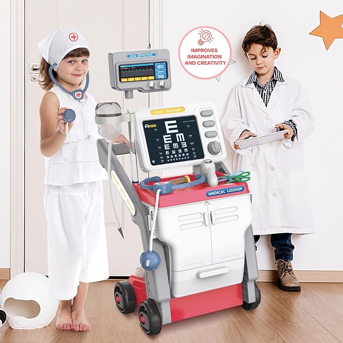 Toys Doctor Kits for Kids Set This role play set contains 16 different accessories that will keep your child entertained for hours