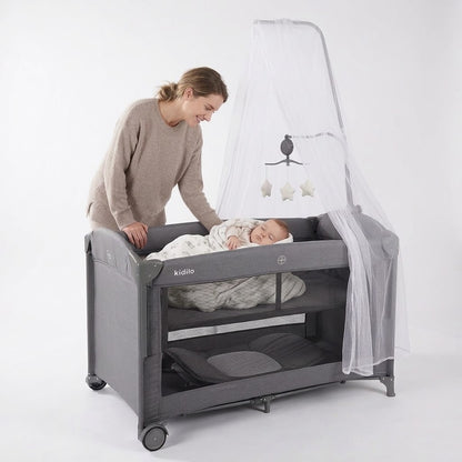Kidlio ensures your baby’s comfort and safety right by your side all night long. We designed this smart co-sleeper specifically to give every mother peace of mind regarding her little one! 👶✨