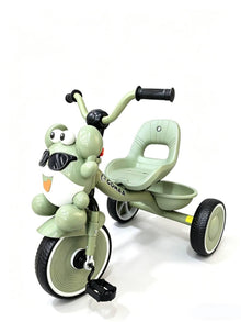 🐸 The "Laughing Frog" children’s tricycle in green by Gomaa – fun and joy in every ride! 🐸