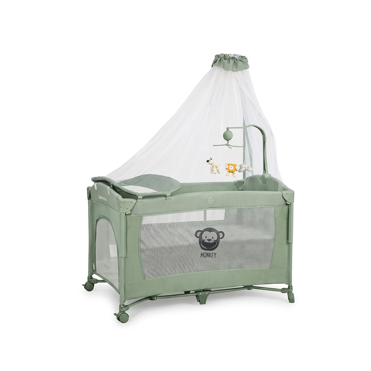 متنقل kidilo bed (UP650B) green