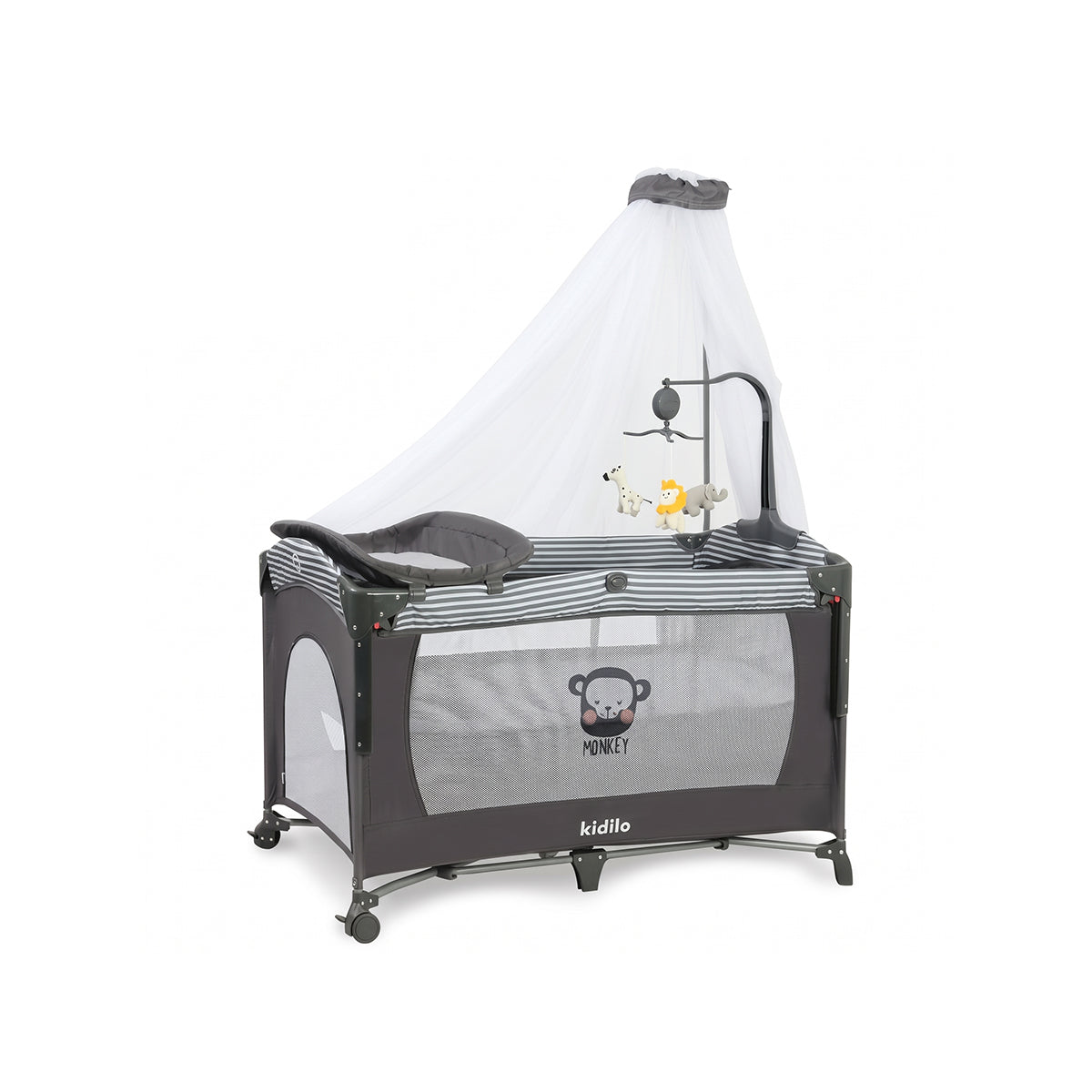 متنقل kidilo bed (UP650B) grey