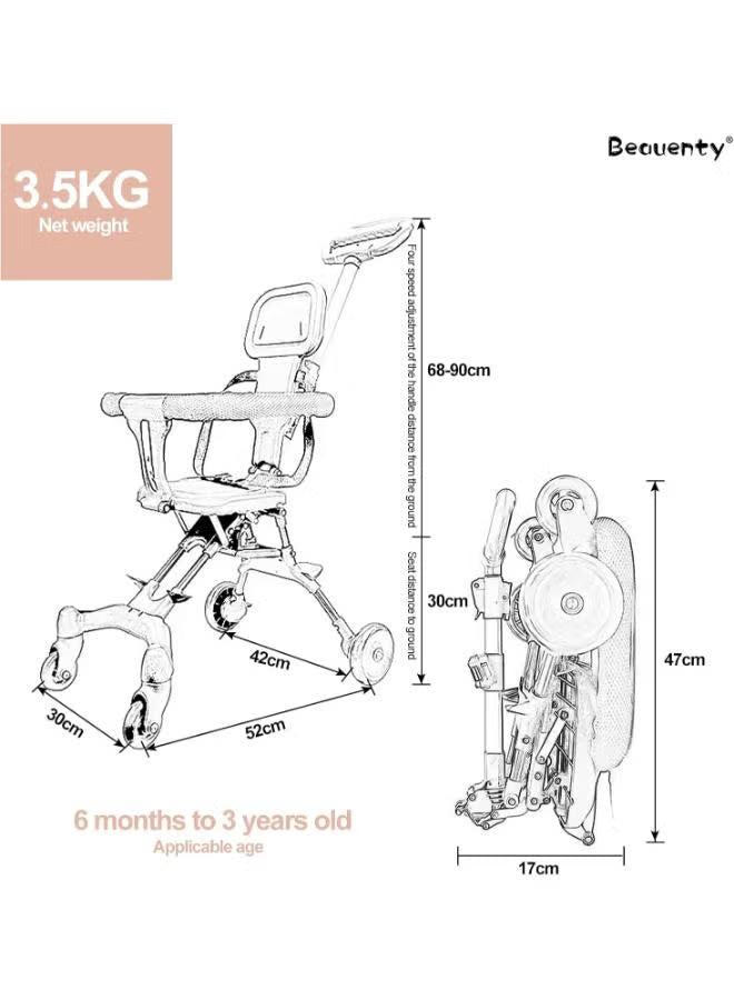 Beauenty Lightweight Travel Stroller – Style 2