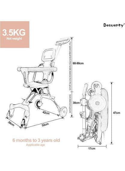 Beauenty Lightweight Travel Stroller – Style 2