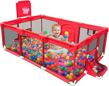 Let your child play safely and freely with the Happy Kiddo playpen and colorful ball pit.