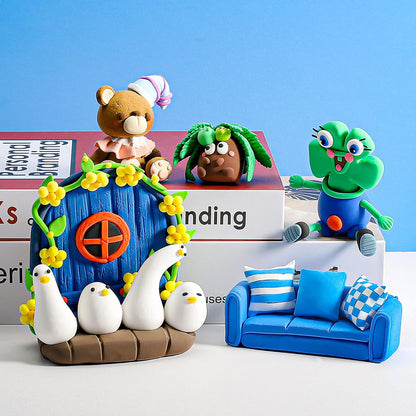 Happy Kiddo comprehensive creative clay set features 24 pieces of clay—a world of art and fun right in your child's hands!