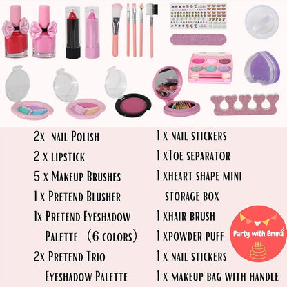 Magical Mermaid Makeup Bag for Kids – A Complete and Safe Beauty Set for Girls by Happy Kiddo