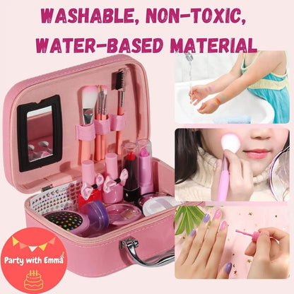 Magical Mermaid Makeup Bag for Kids – A Complete and Safe Beauty Set for Girls by Happy Kiddo