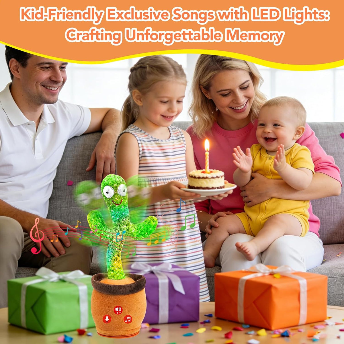 🌵 Happy Kiddo Interactive Dancing and Talking Doll Toy 🌵