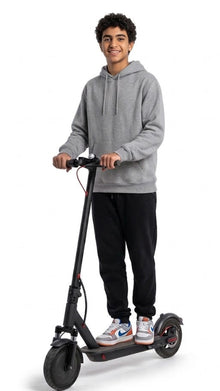 Advanced Electric Scooter – Powerful, practical performance , With a suspension system and a top speed of up to 30 km/h and superior riding comfort from Happy Kiddo.