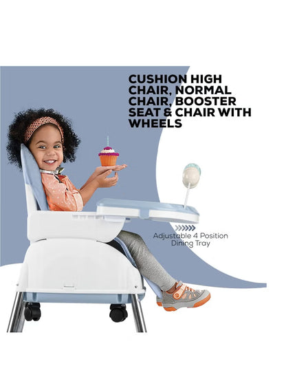 Happy Kiddo Multifunctional High Chair – a practical and stylish design for every meal and playtime.