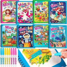 Set of 10 Reusable Watercolor Coloring Books for Toddlers – Educational Art Kits, Travel Toys, Classroom Supplies, Party Favors, and Goodie Bag Fillers
