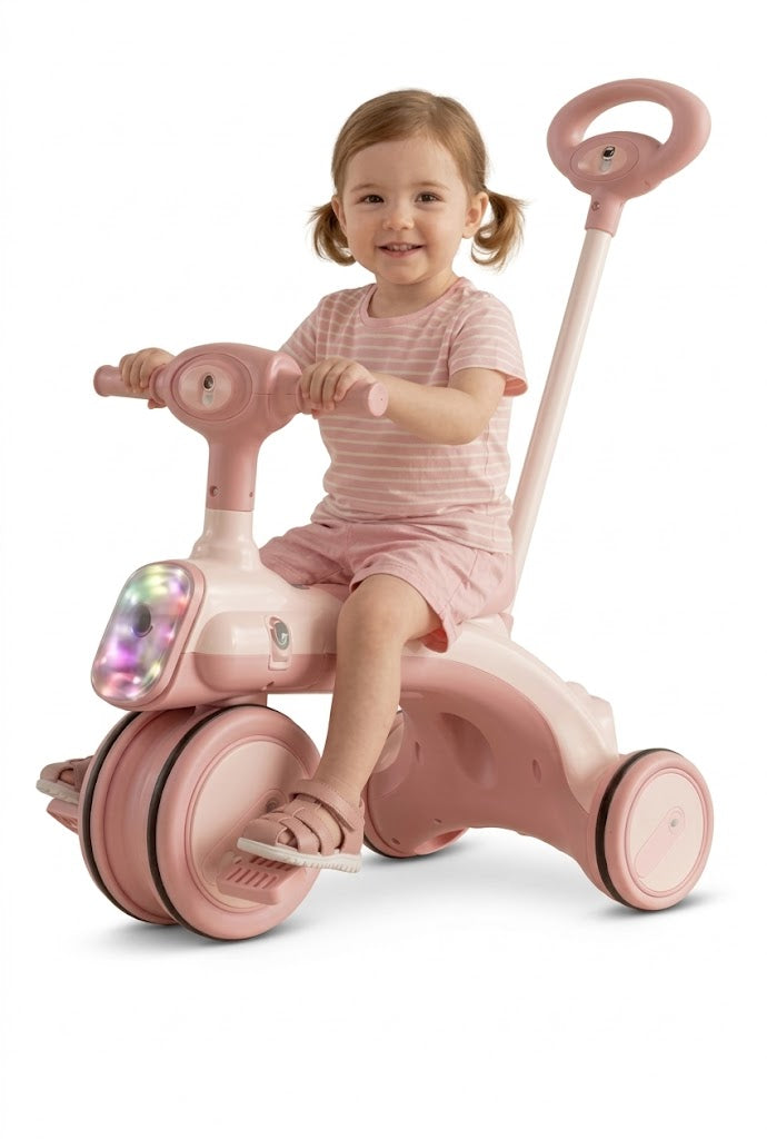 🚲 The Smart Pink Kids’ Bike – Fun, safety, and style for your little one, with Happy Kiddo!
